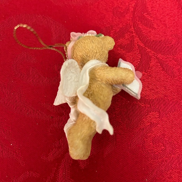 Cherished Teddies Girl Bear Flying Cupid Ornament - Picture 6 of 7